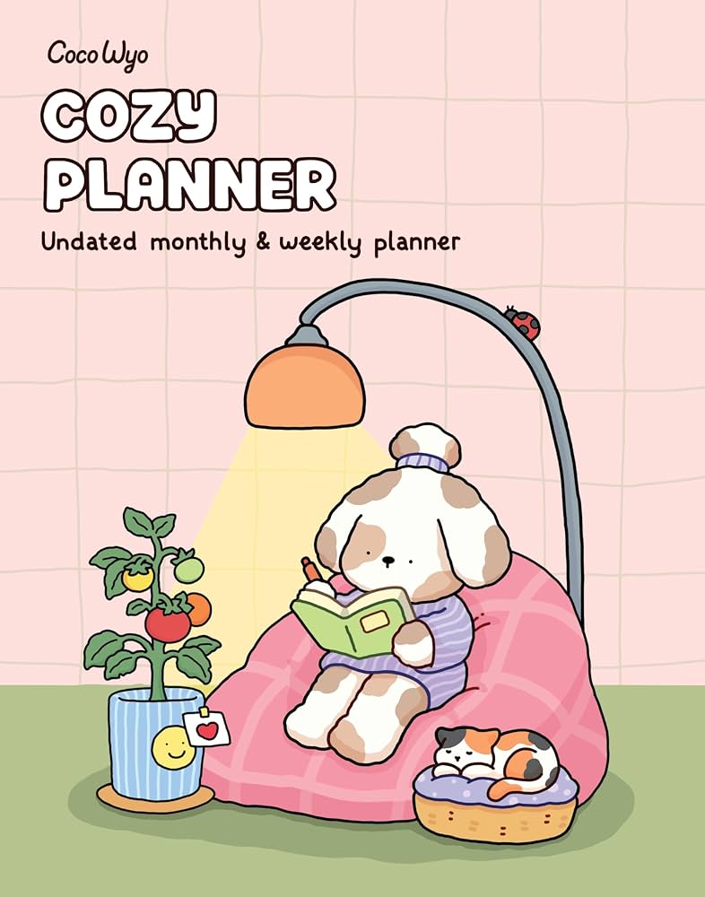 Cozy Planner (Undated Monthly & Weekly Planner)