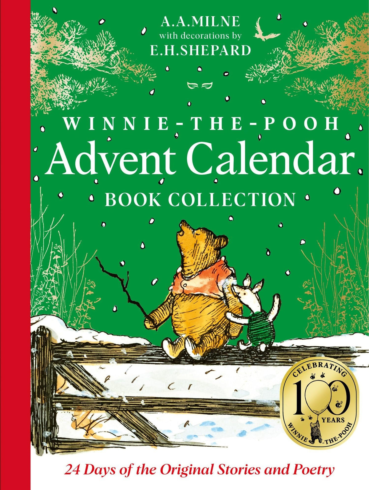 Winnie-the-Pooh: Advent Calendar Book Collection: Official NEW Christmas Advent Gift Including Original Illustrated Pooh Story Books and Poetry