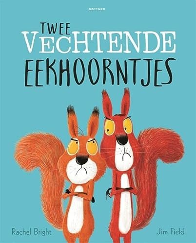 Twee vechtende eekhoorntjes