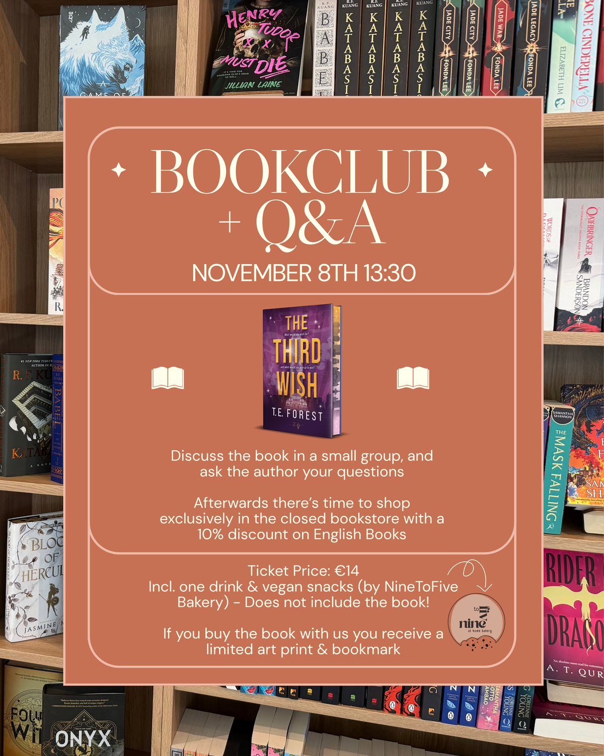 Bookclub Tickets: The Third Wish by T.E. Forest