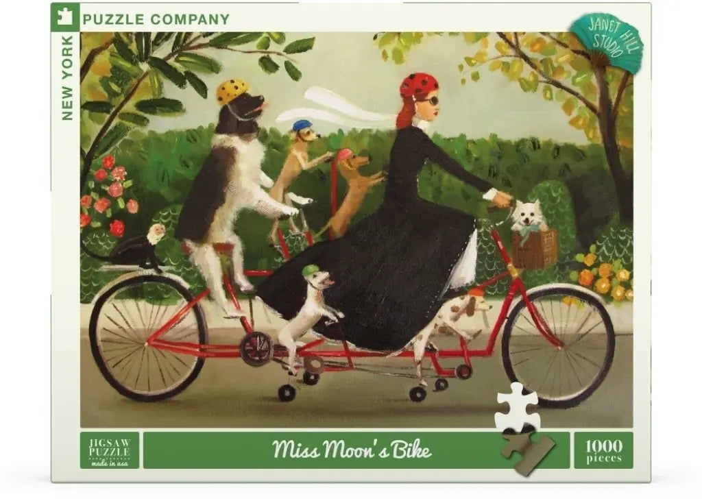 New York Puzzle Company Puzzel Miss Moon's Bike - 1000 stukjes